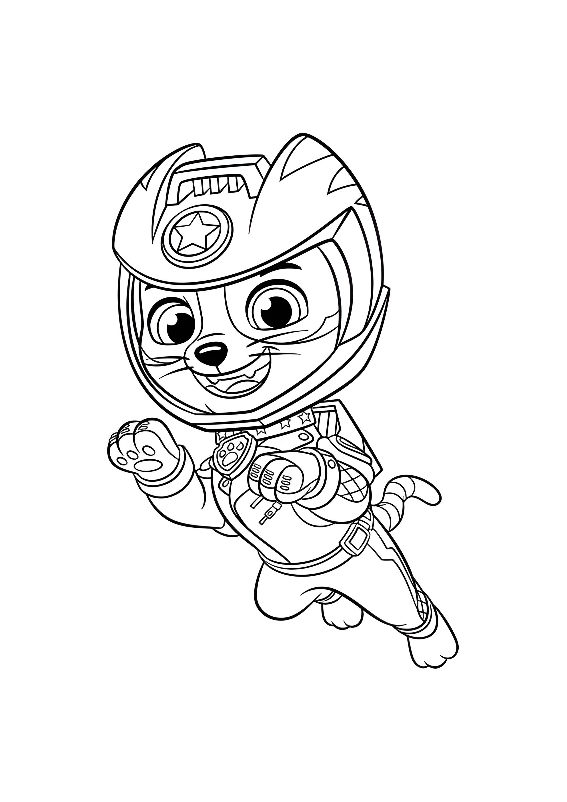 Раскраска Дикий кот (Уайлд)