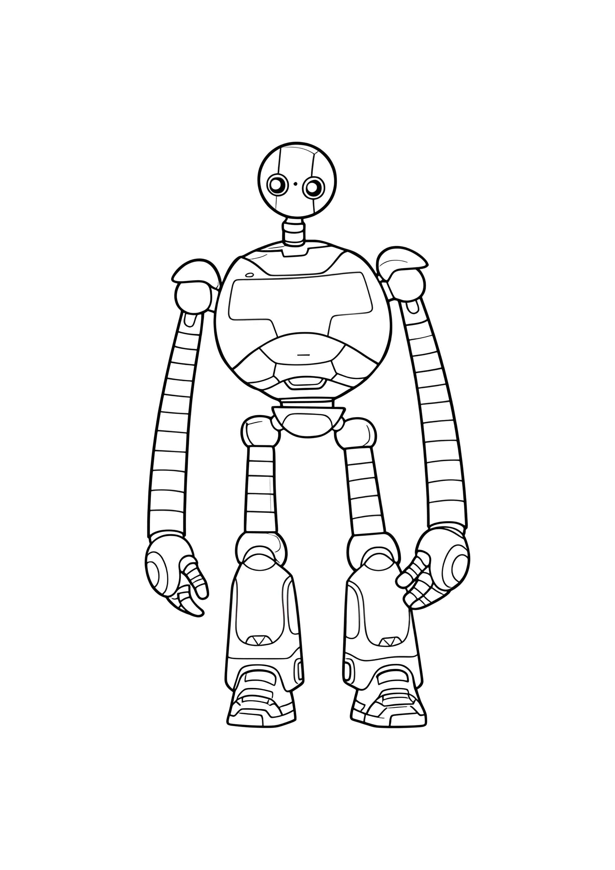 Раскраска Дикий робот Роз (Роззум-7134)