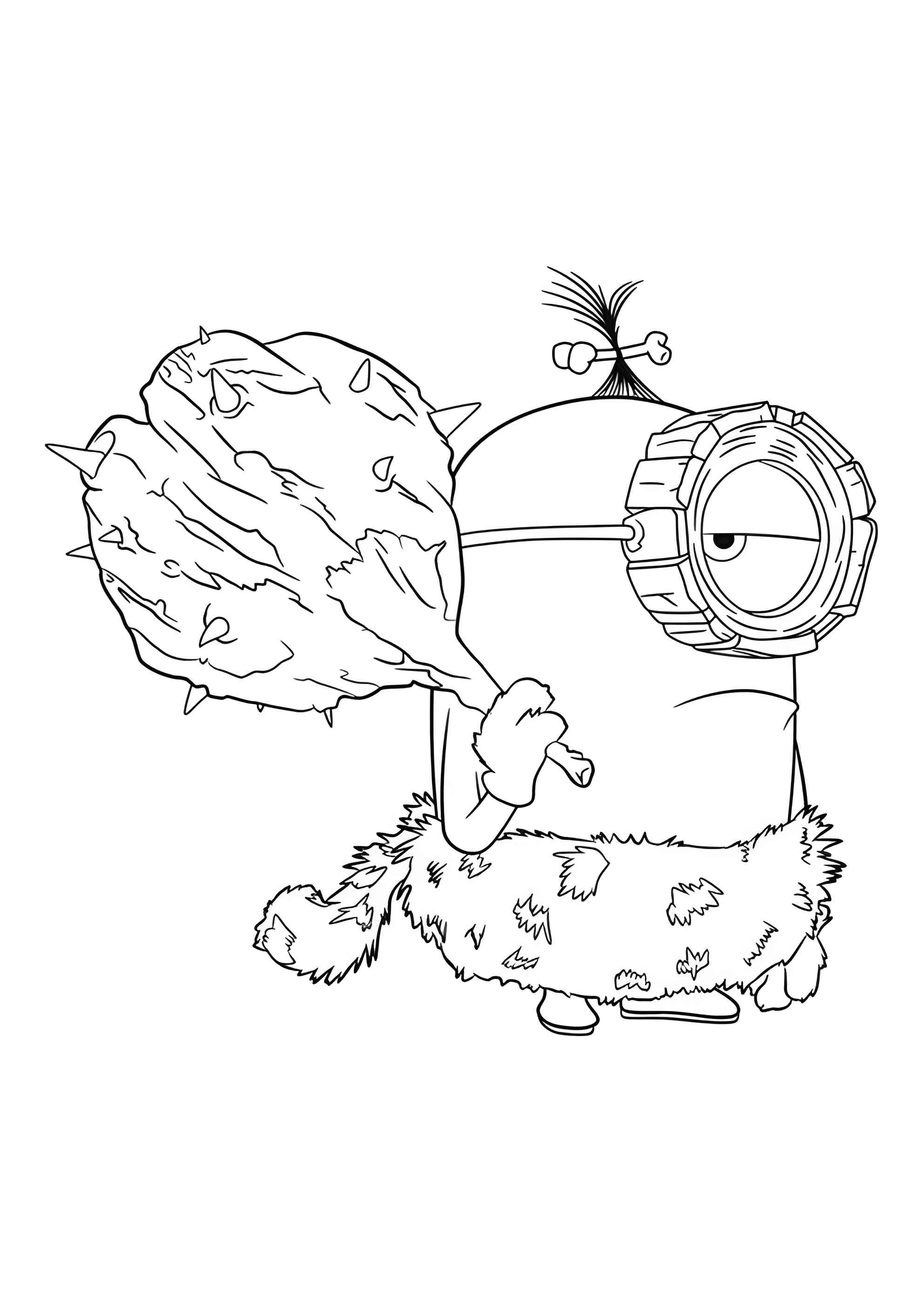 Раскраска Доисторический миньон