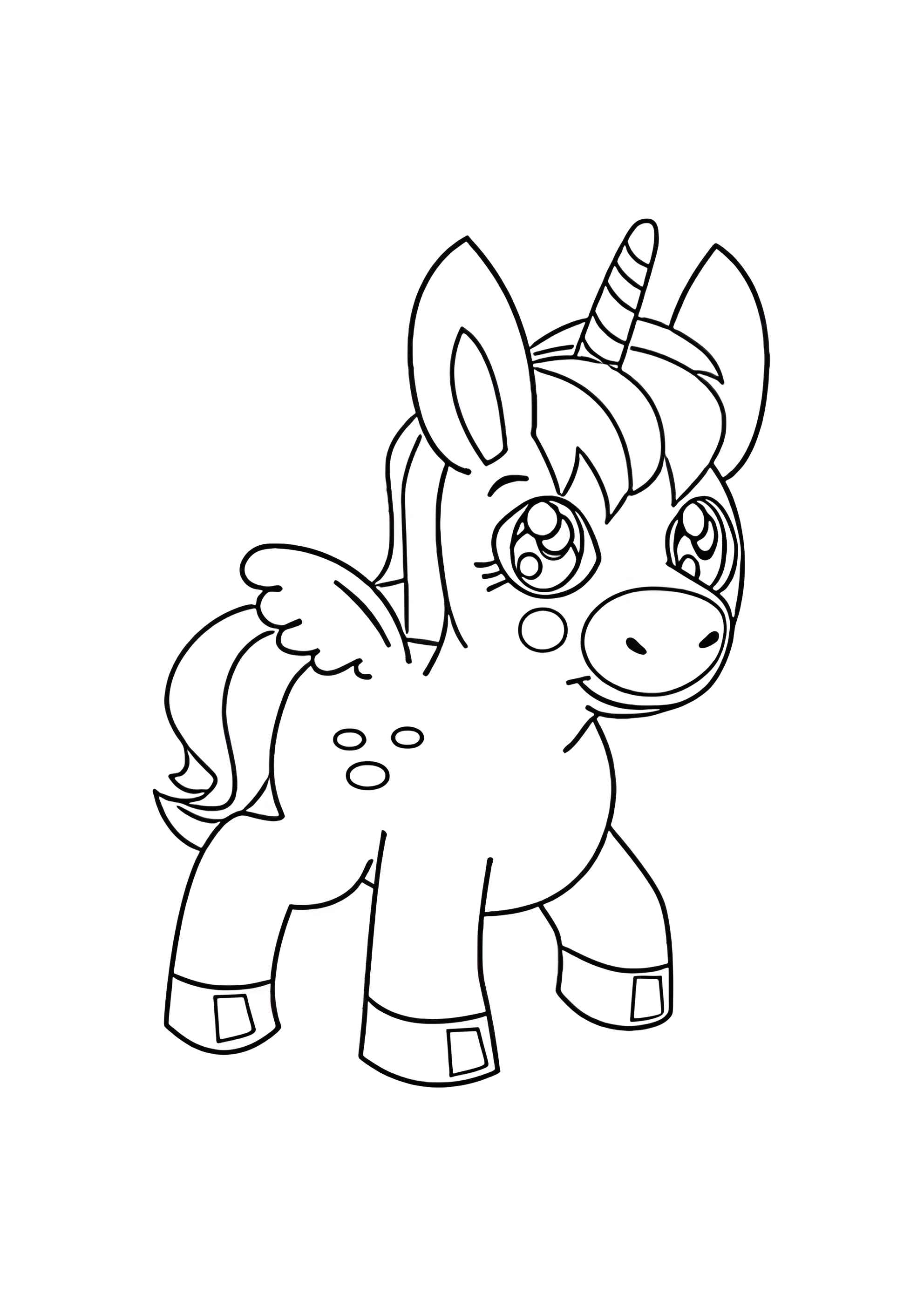 Раскраска Ежинорожка с крыльями