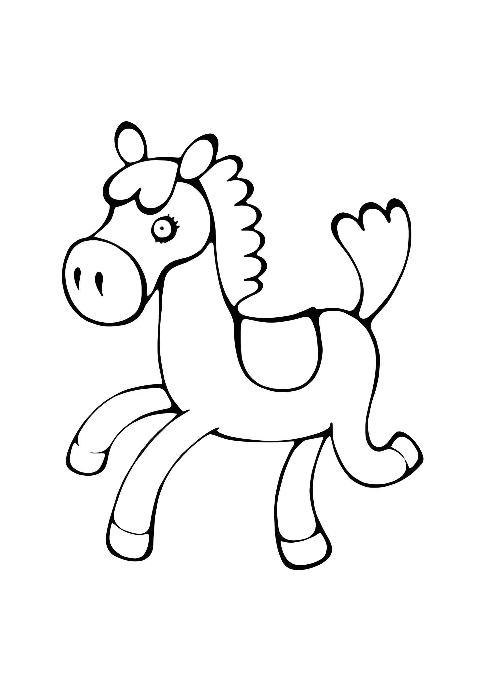 Раскраска Игрушечный пони