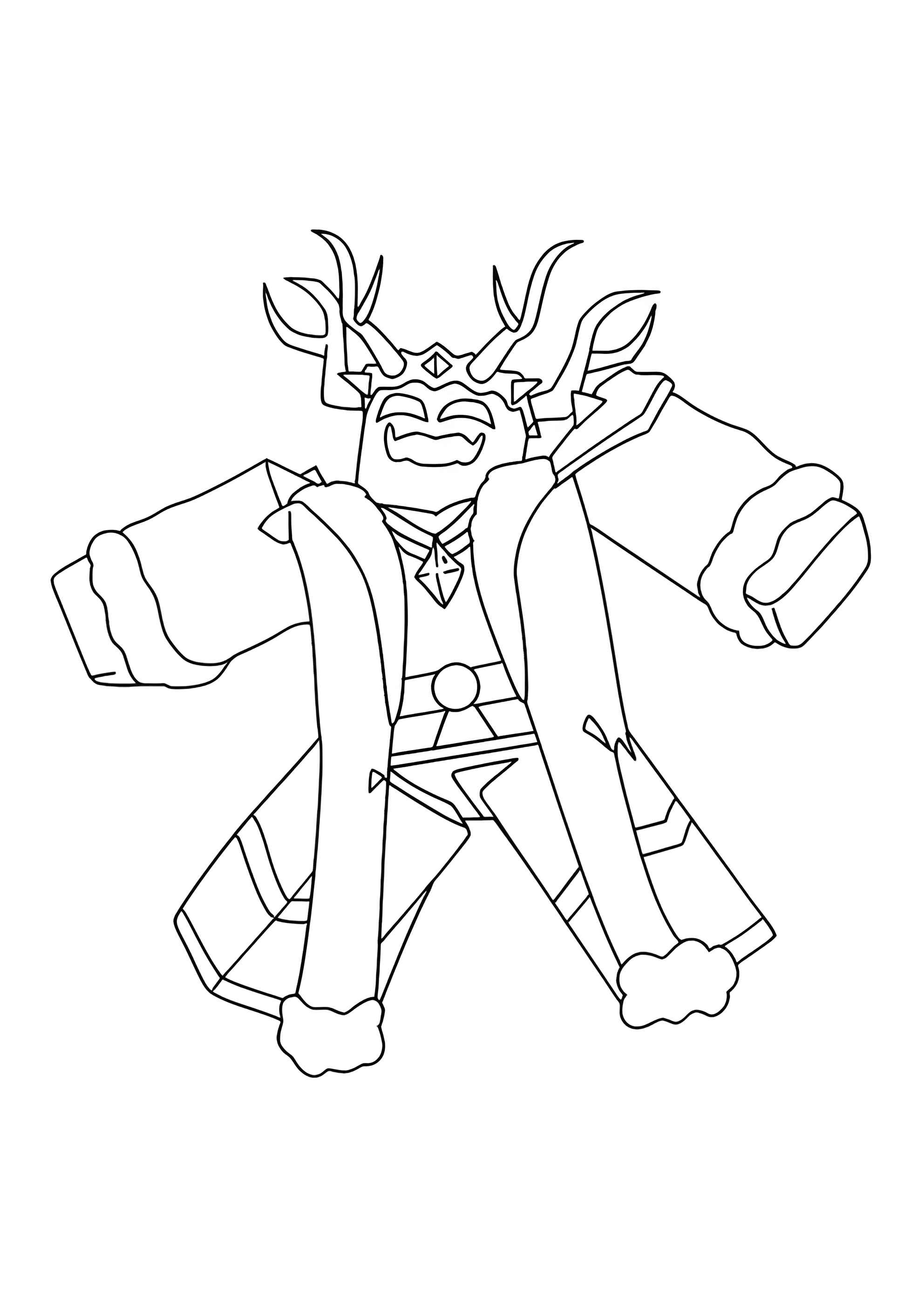Раскраска Король Культистов