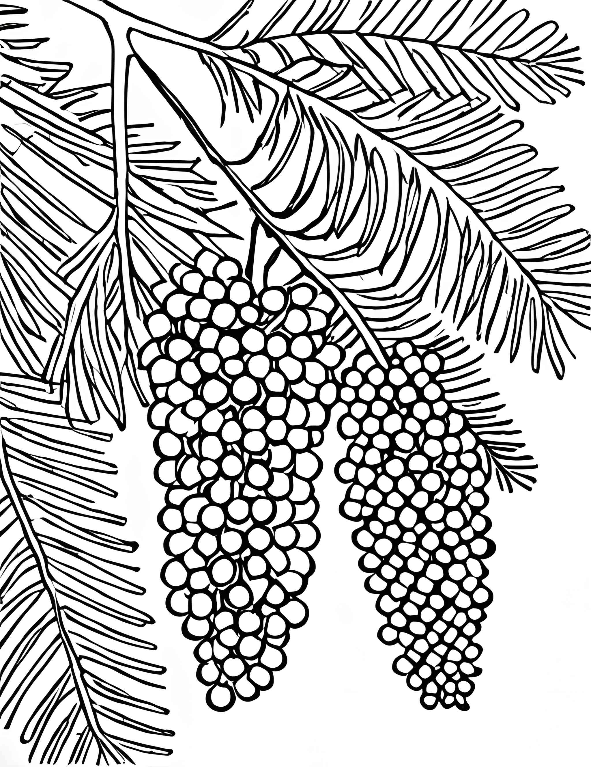 Раскраска Мимоза 13