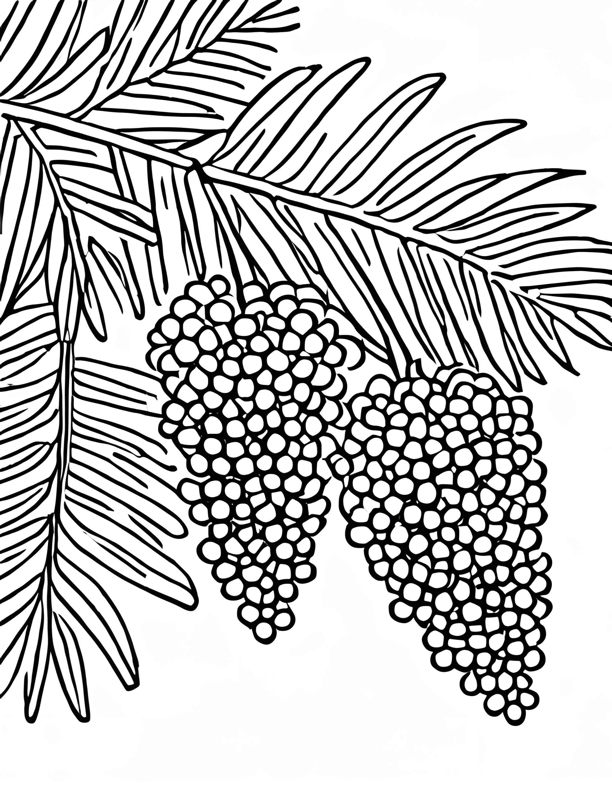 Раскраска Мимоза 18