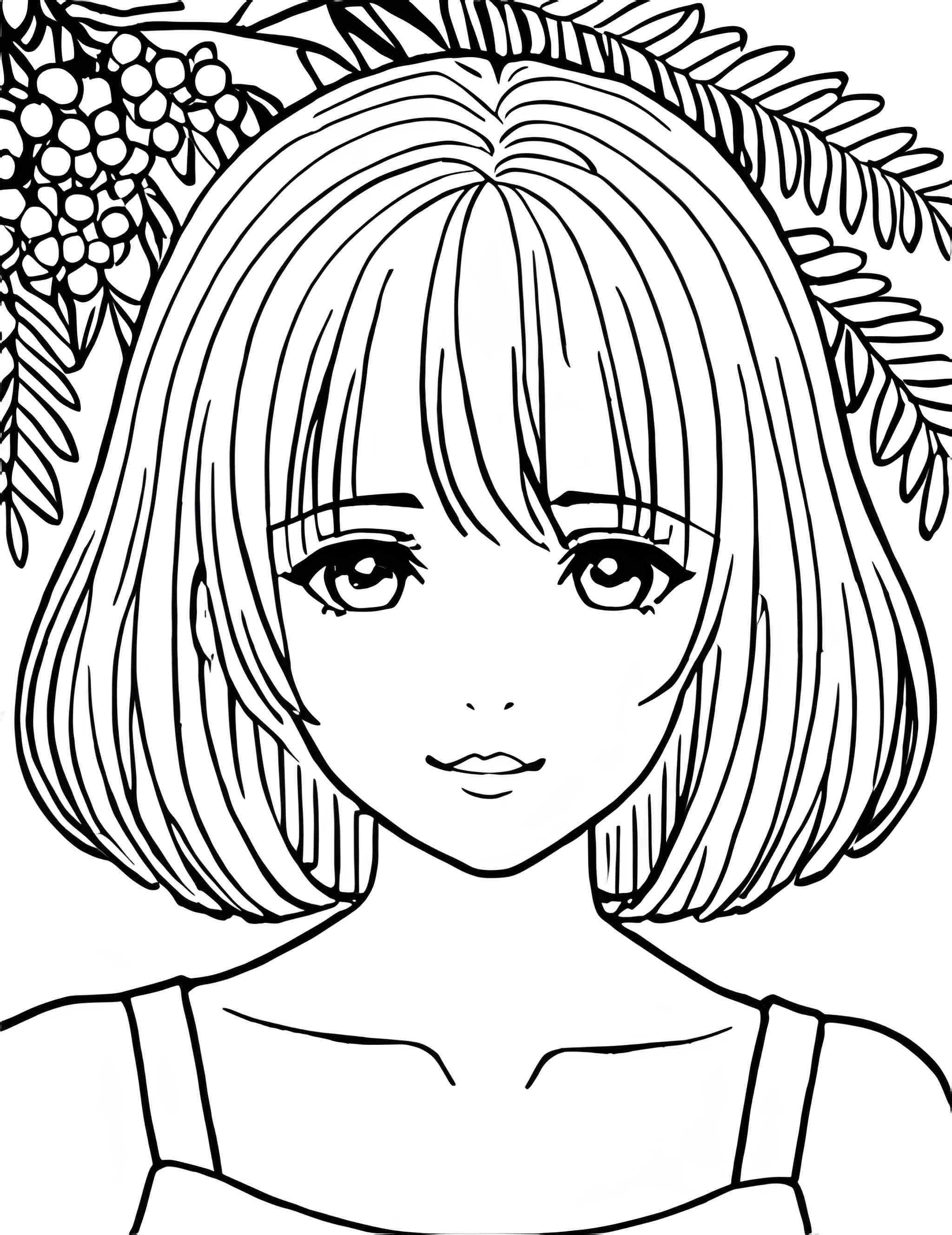 Раскраска Мимоза 19