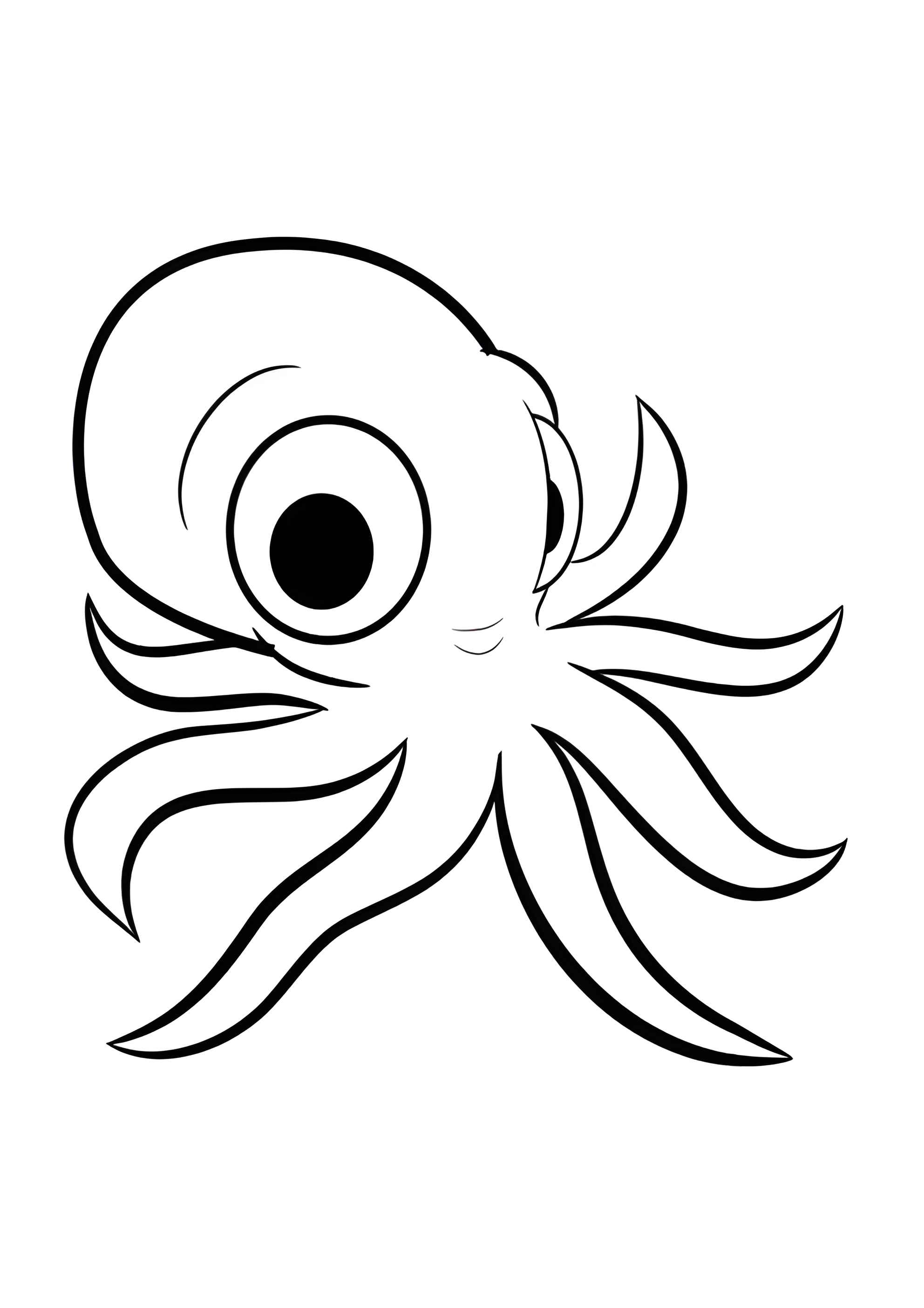 Раскраска Осьминог