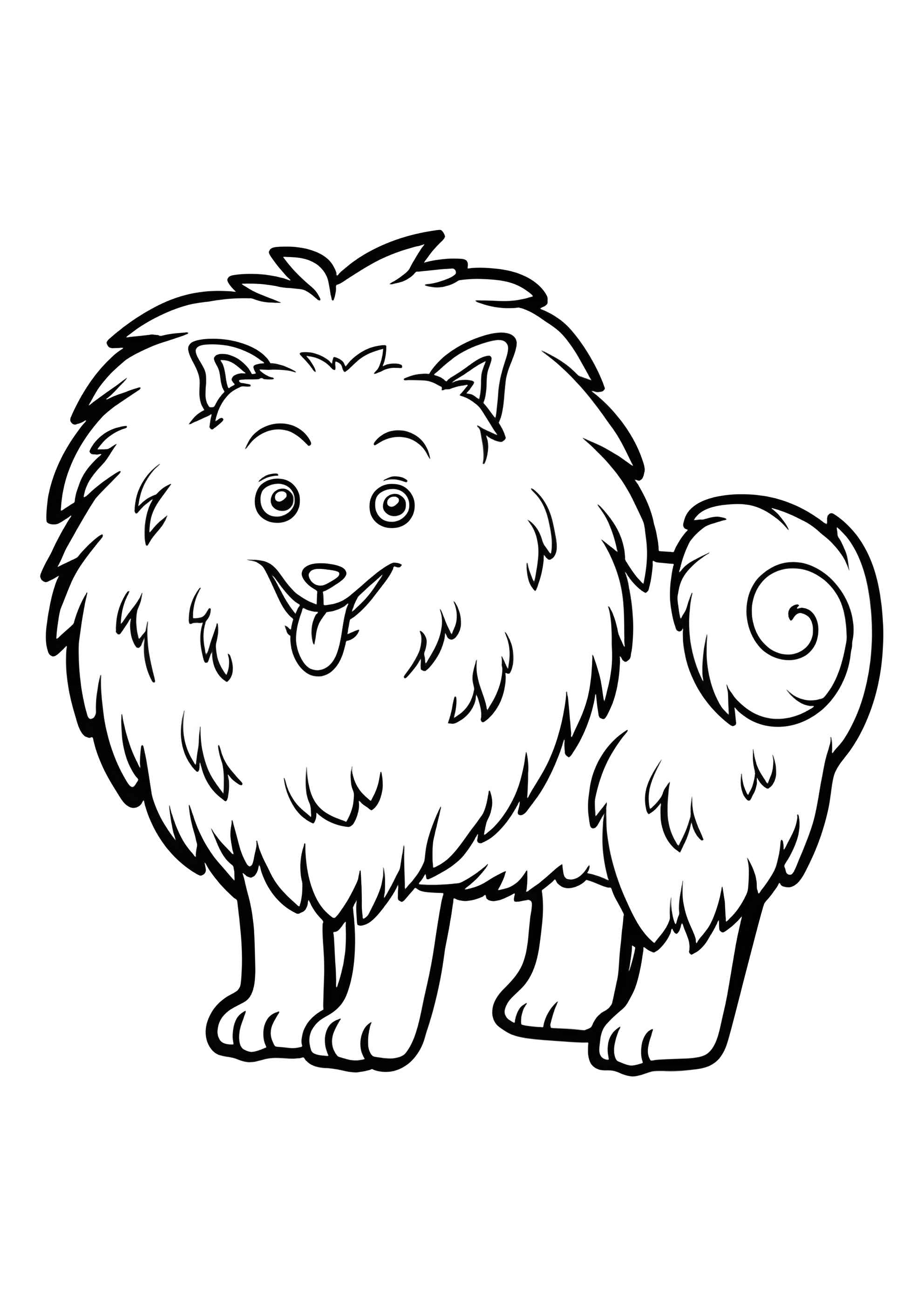 Раскраска Померанец