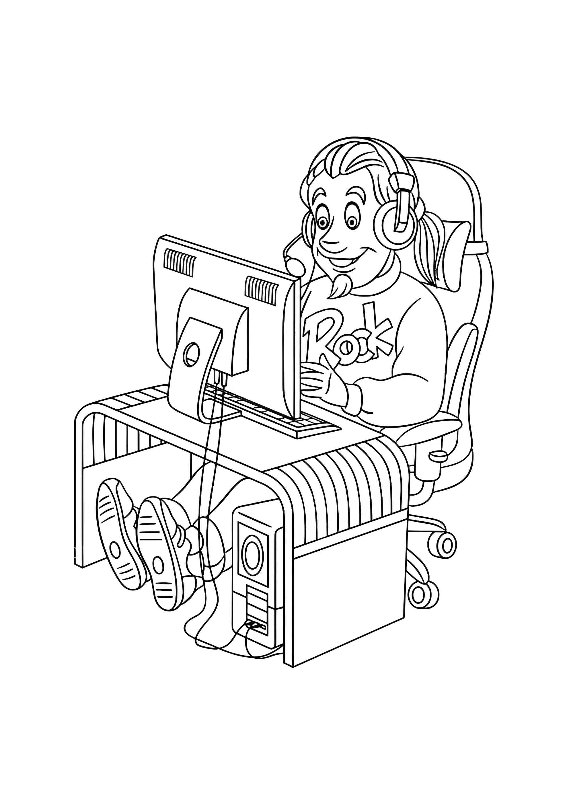 Раскраска Программист