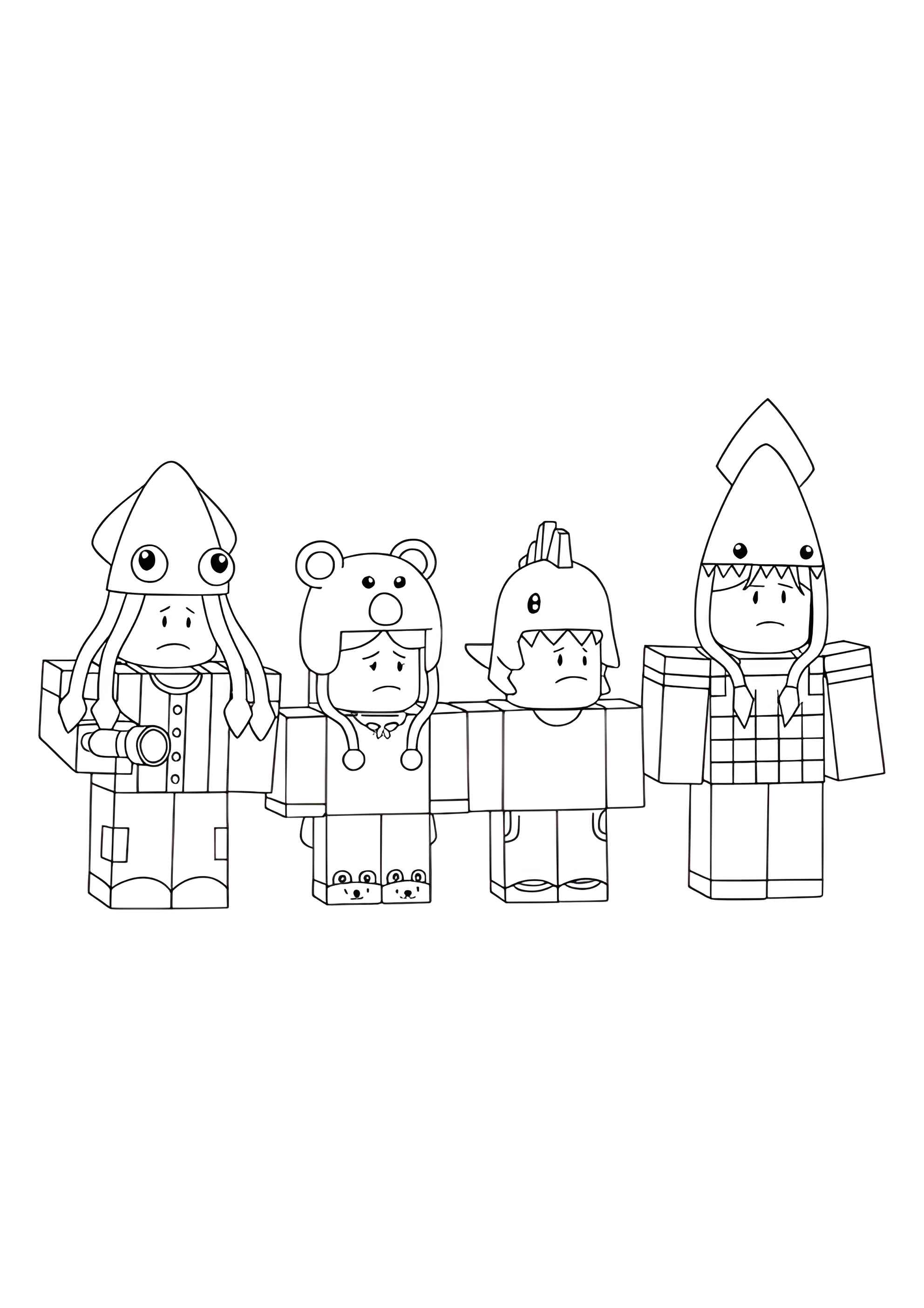 Раскраска Пропавшие дети из 99 ночей в лесу