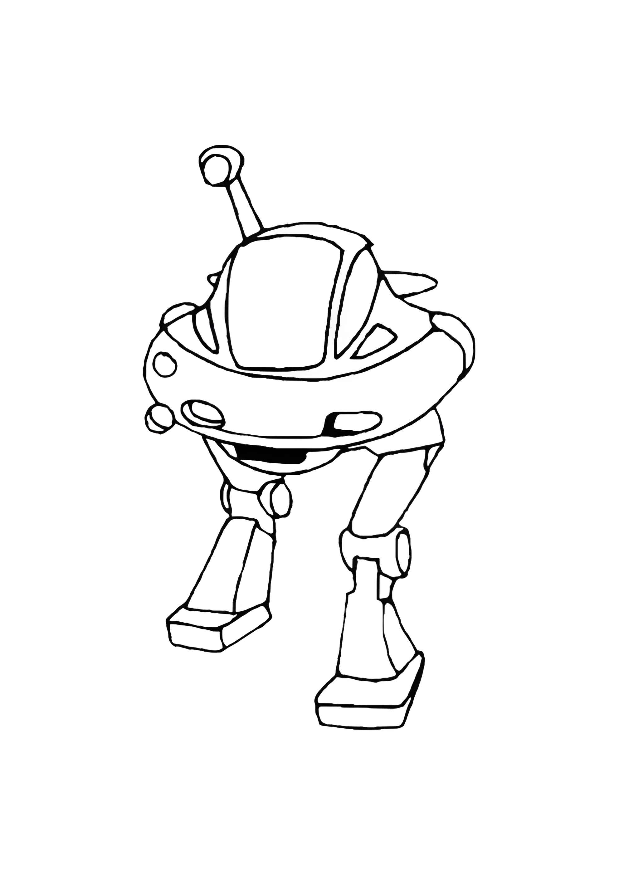 Раскраска Робот-луноход