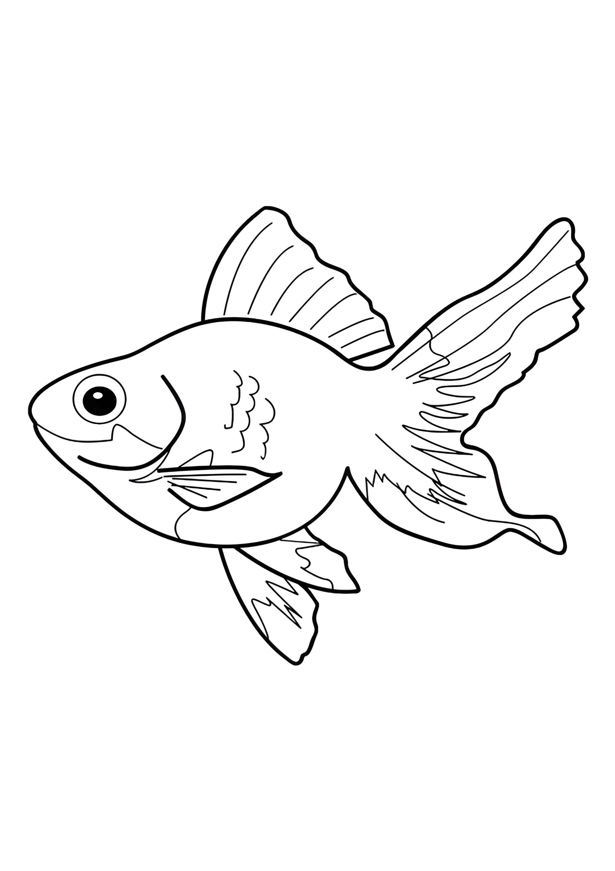 Раскраска Рыбка счастья