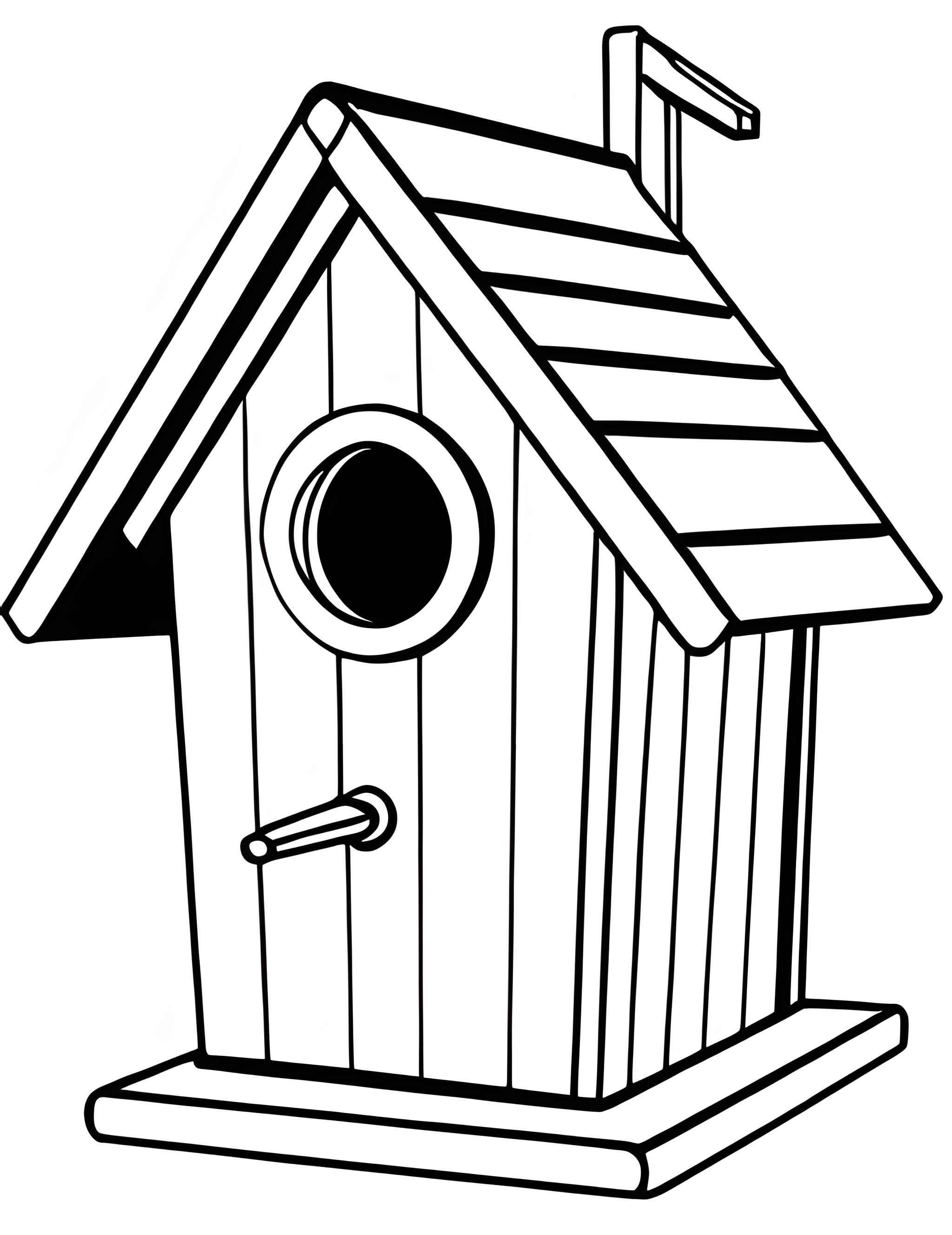 Раскраска Скворечник 12