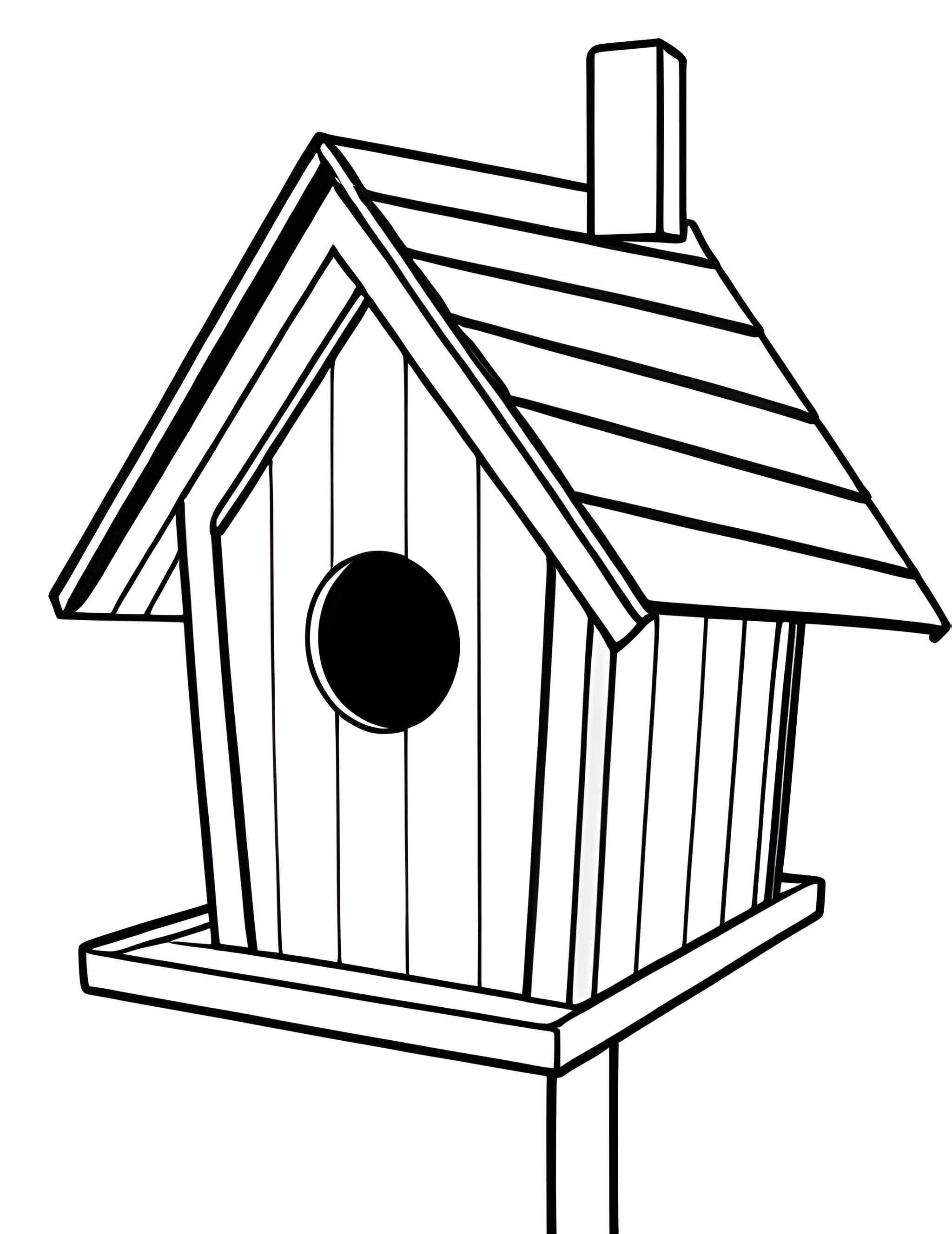 Раскраска Скворечник 20