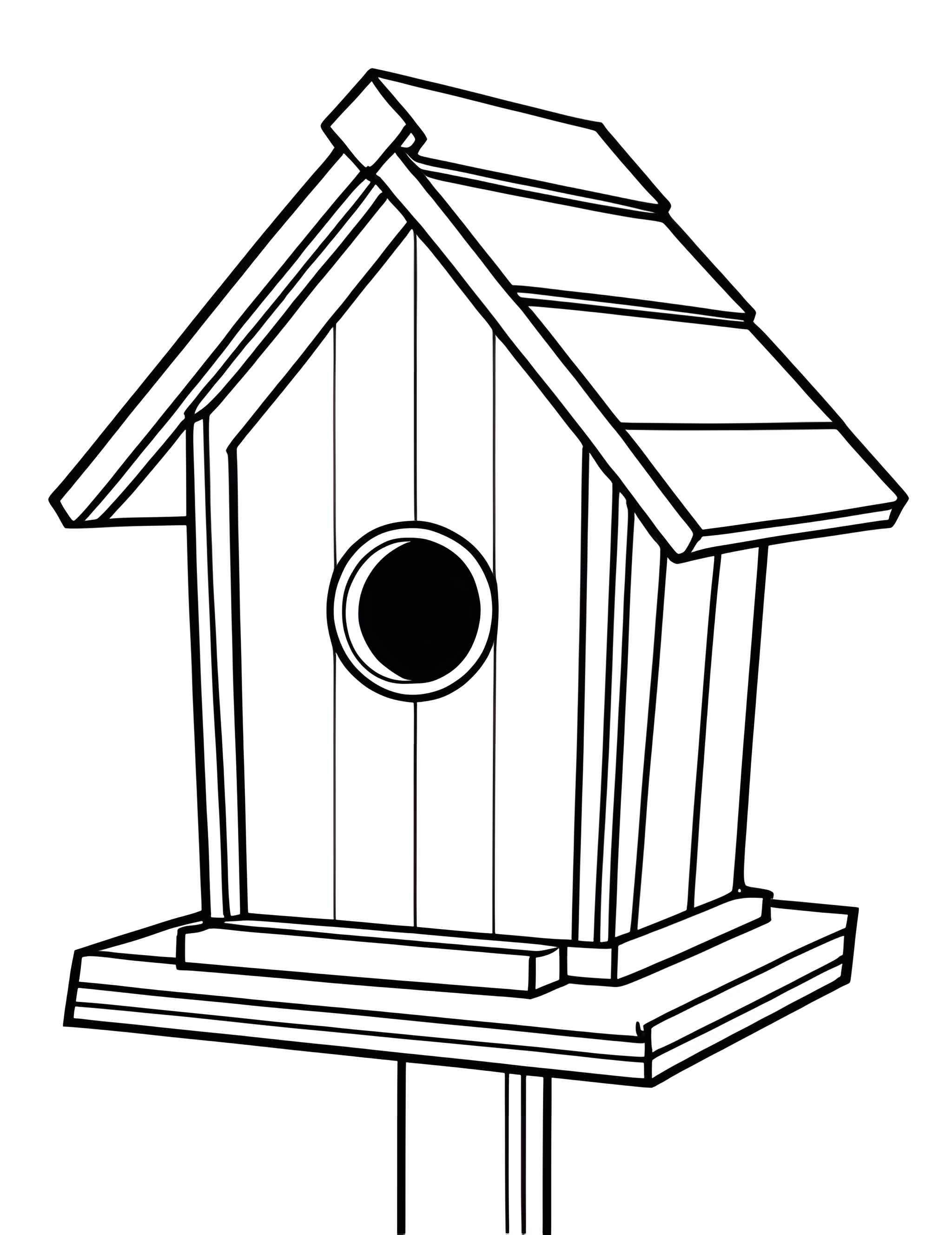 Раскраска Скворечник 22