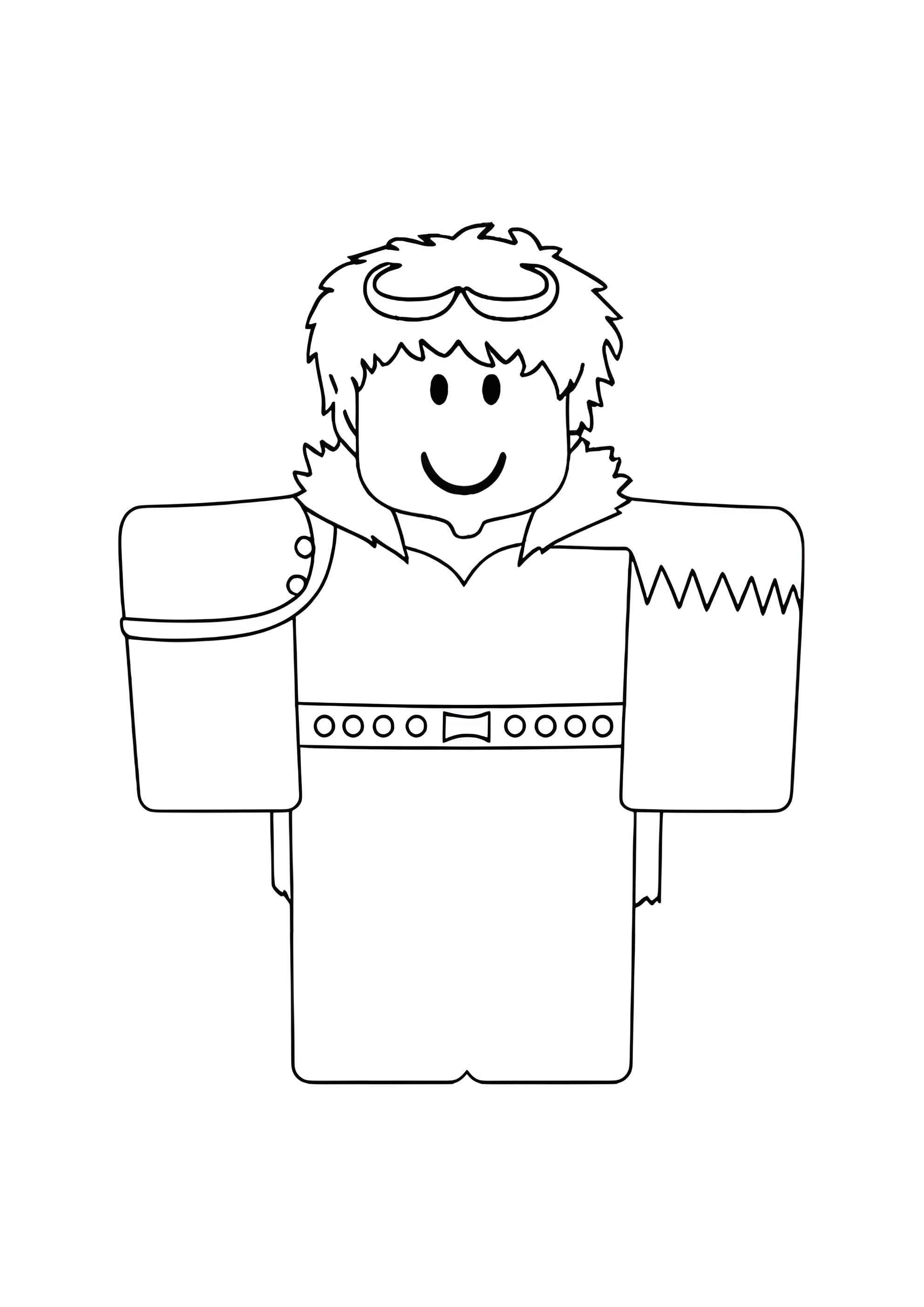 Раскраска Торговец из 99 ночей в лесу