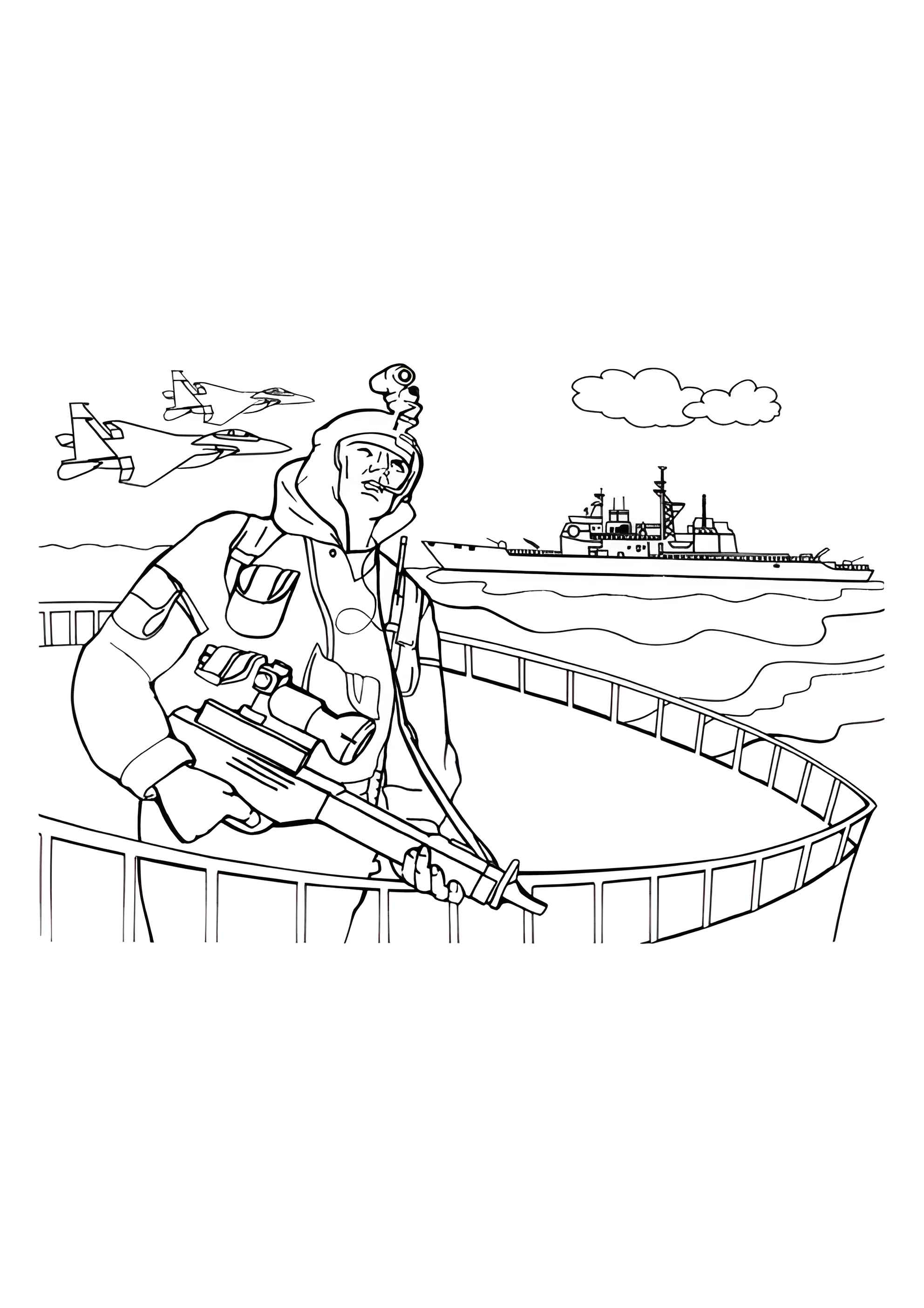 Раскраска Великая Отечественная Война